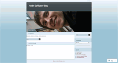 Desktop Screenshot of andrezahharov.wordpress.com