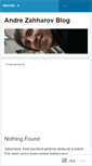 Mobile Screenshot of andrezahharov.wordpress.com