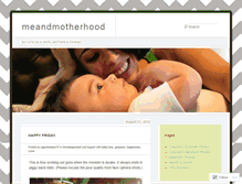 Tablet Screenshot of meandmotherhood.wordpress.com