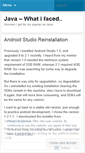 Mobile Screenshot of javabyu.wordpress.com