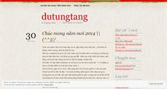 Desktop Screenshot of dutungtang.wordpress.com