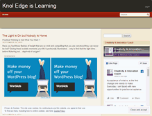 Tablet Screenshot of knowledgeislearning.wordpress.com