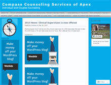 Tablet Screenshot of compasscounseling.wordpress.com