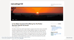 Desktop Screenshot of nancyblogs123.wordpress.com