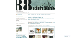 Desktop Screenshot of 88editions.wordpress.com