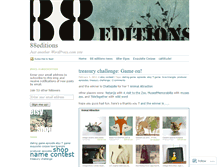 Tablet Screenshot of 88editions.wordpress.com