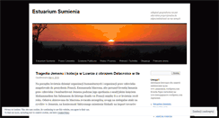 Desktop Screenshot of estuariumsumienia.wordpress.com