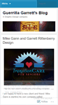 Mobile Screenshot of guerrillagarrett.wordpress.com
