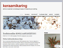 Tablet Screenshot of keraamikaring.wordpress.com