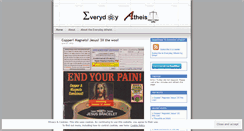 Desktop Screenshot of everydayatheist.wordpress.com
