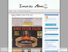 Tablet Screenshot of everydayatheist.wordpress.com