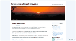 Desktop Screenshot of callingallinnovators.wordpress.com