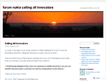 Tablet Screenshot of callingallinnovators.wordpress.com