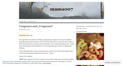 Desktop Screenshot of mama007.wordpress.com