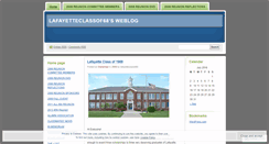 Desktop Screenshot of lafayetteclassof68.wordpress.com
