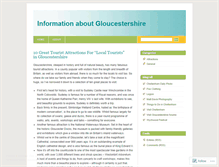 Tablet Screenshot of gloucestershire.wordpress.com