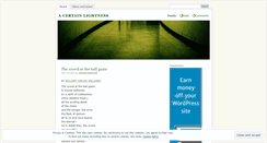 Desktop Screenshot of acertainlightness.wordpress.com