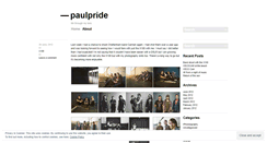 Desktop Screenshot of paulpride.wordpress.com
