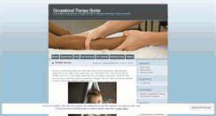 Desktop Screenshot of occupationaltherapystories.wordpress.com