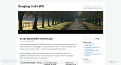 Desktop Screenshot of googlinggodswill.wordpress.com