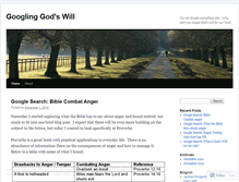 Tablet Screenshot of googlinggodswill.wordpress.com