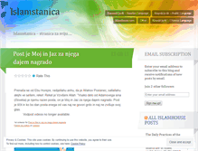 Tablet Screenshot of islamstanica.wordpress.com