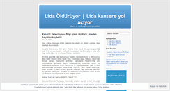 Desktop Screenshot of lidaolduruyor.wordpress.com