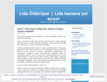 Tablet Screenshot of lidaolduruyor.wordpress.com