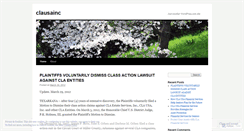 Desktop Screenshot of clausainc.wordpress.com