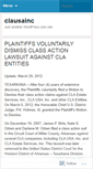 Mobile Screenshot of clausainc.wordpress.com
