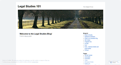 Desktop Screenshot of legalstudies101.wordpress.com