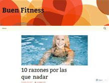 Tablet Screenshot of buenfitness.wordpress.com