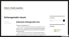 Desktop Screenshot of cizinci.wordpress.com