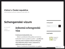 Tablet Screenshot of cizinci.wordpress.com