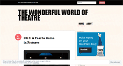 Desktop Screenshot of harristheatre.wordpress.com