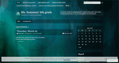 Desktop Screenshot of llsummers.wordpress.com