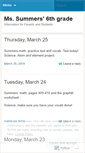 Mobile Screenshot of llsummers.wordpress.com
