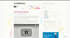 Desktop Screenshot of cakelovers.wordpress.com