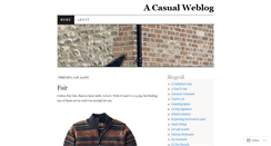 Desktop Screenshot of casualist.wordpress.com