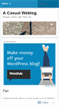 Mobile Screenshot of casualist.wordpress.com