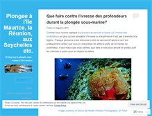 Tablet Screenshot of plongeeilemaurice.wordpress.com