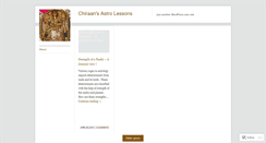 Desktop Screenshot of chiraon.wordpress.com