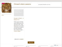 Tablet Screenshot of chiraon.wordpress.com