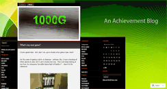 Desktop Screenshot of 1000gblog.wordpress.com