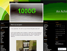 Tablet Screenshot of 1000gblog.wordpress.com