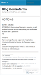 Mobile Screenshot of gestaofarma.wordpress.com
