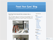 Tablet Screenshot of feastyoureyes.wordpress.com