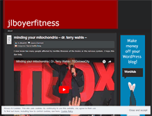 Tablet Screenshot of jlboyerfitness.wordpress.com