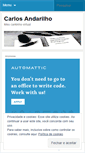 Mobile Screenshot of carlosandarilho.wordpress.com