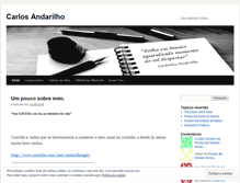 Tablet Screenshot of carlosandarilho.wordpress.com